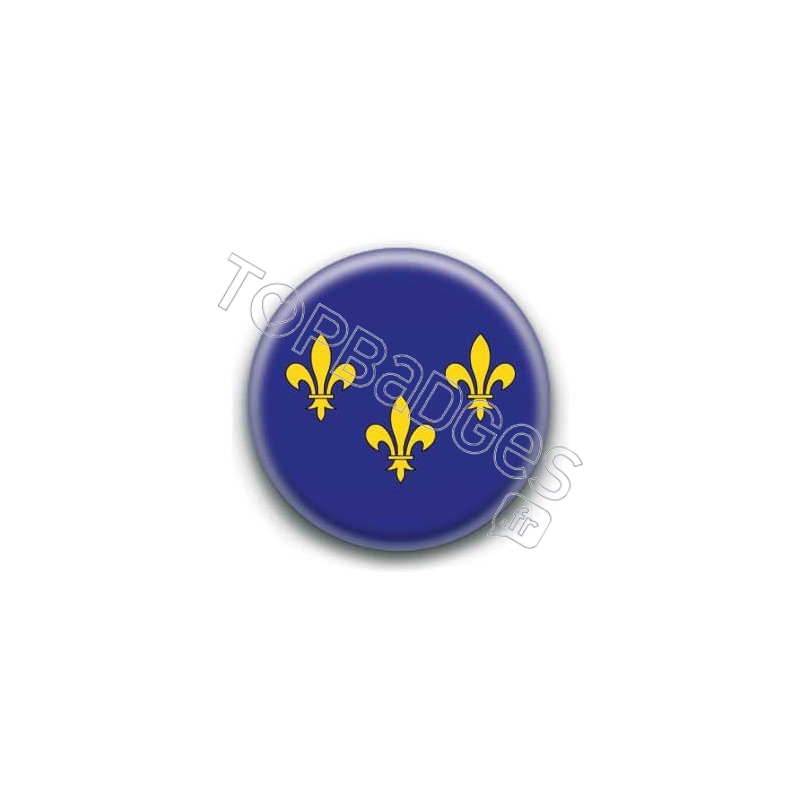 Badge drapeau Ile de France
