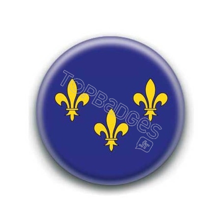 Badge drapeau Ile de France