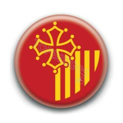 Badge drapeau Languedoc-Roussillon