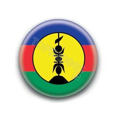 Badge drapeau Nouvelle Calédonie