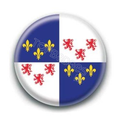 Badge drapeau de la Picardie