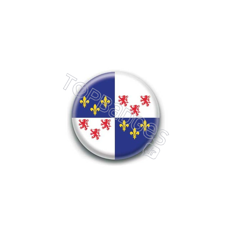 Badge drapeau de la Picardie