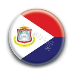 Badge drapeau Saint Martin