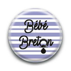 Badge bébé breton garçon