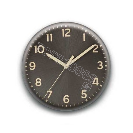 Badge Horloge avec chiffres