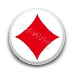 Badge carreau rouge