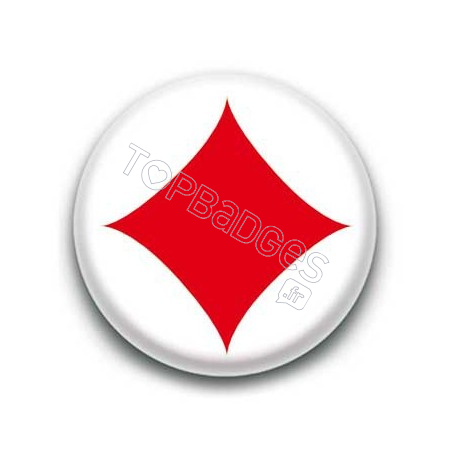 Badge carreau rouge