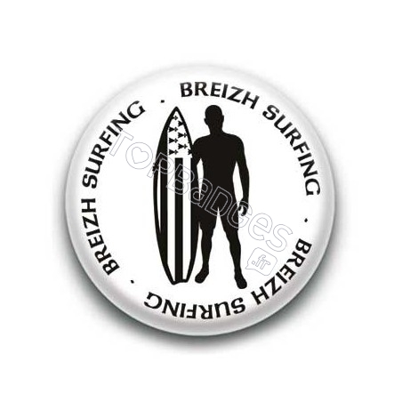 Badge Breizh surfing