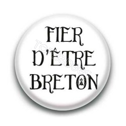 Badge Fier d'être breton