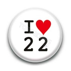 Badge I Love 22