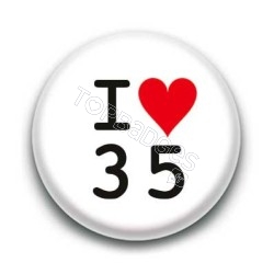 Badge I Love 35