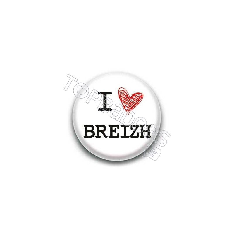 Badge I Love Breizh