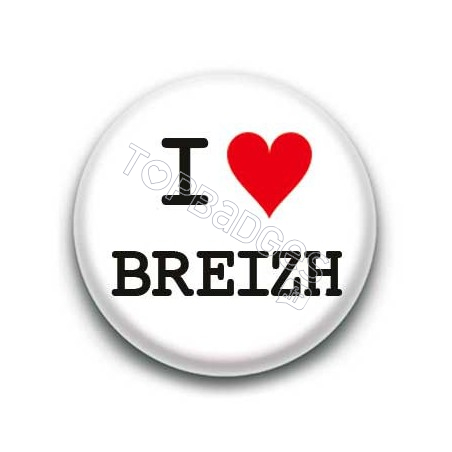 Badge I Love Breizh