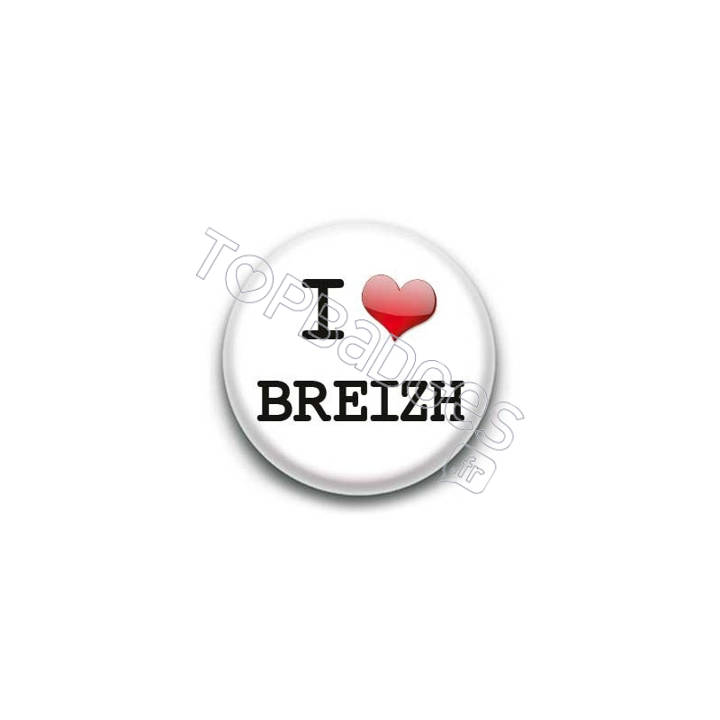 Badge I Love Breizh