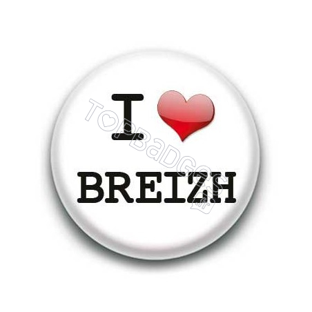 Badge I Love Breizh