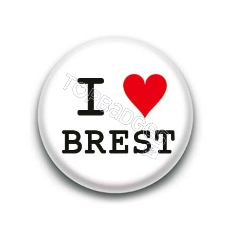Badge I Love Brest