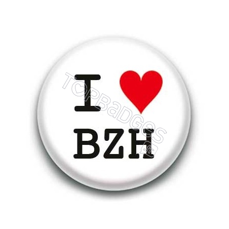 Badge I Love BZH