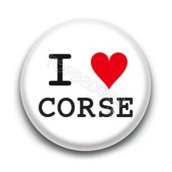 Badge : I love Corse