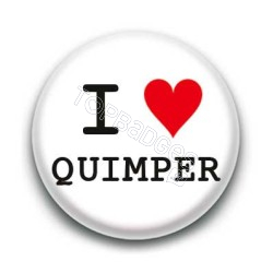 Badge I Love Quimper 