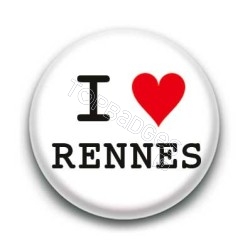 Badge I Love Rennes