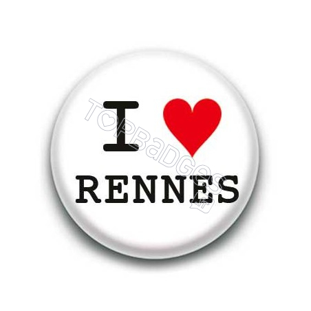 Badge I Love Rennes