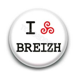 Badge I Love Breizh