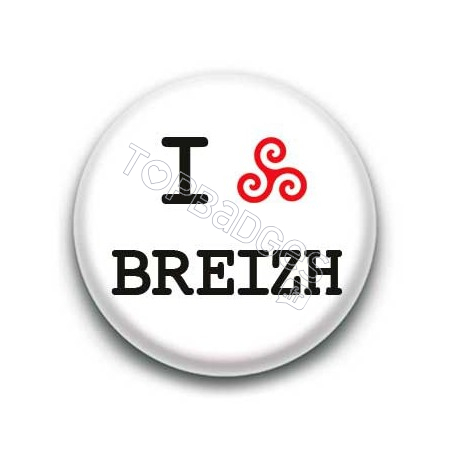 Badge I Love Breizh