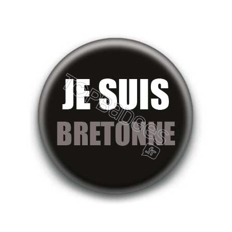 Badge Je suis Bretonne