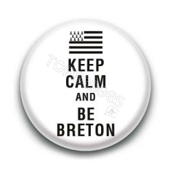 Badge Keep calm and be breton