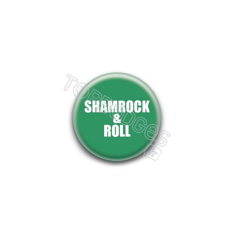 Badge Shamrock and Roll