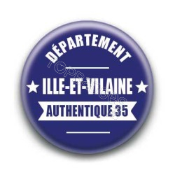 Badge Ille et Vilaine 35