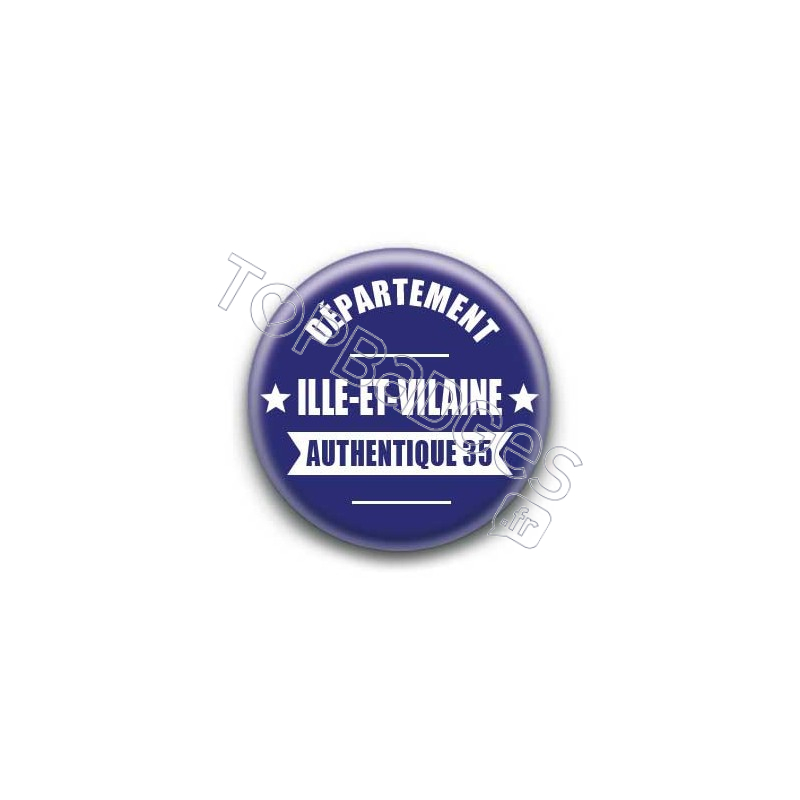 Badge Ille et Vilaine 35