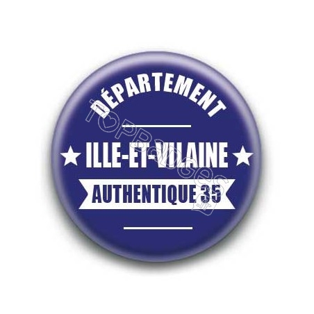Badge Ille et Vilaine 35
