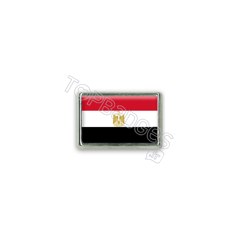 Pins rectangle : Drapeau Égypte