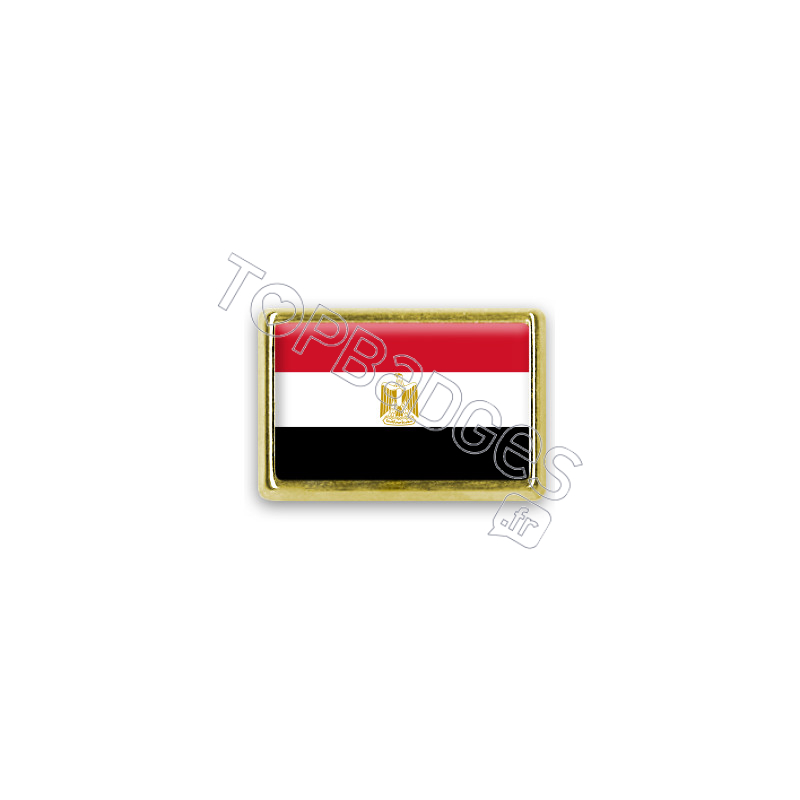 Pins rectangle : Drapeau Égypte