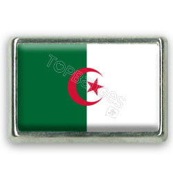 Pins rectangle : Drapeau Algérie