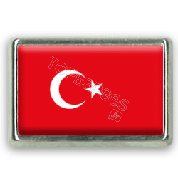Pins rectangle : Drapeau Turquie