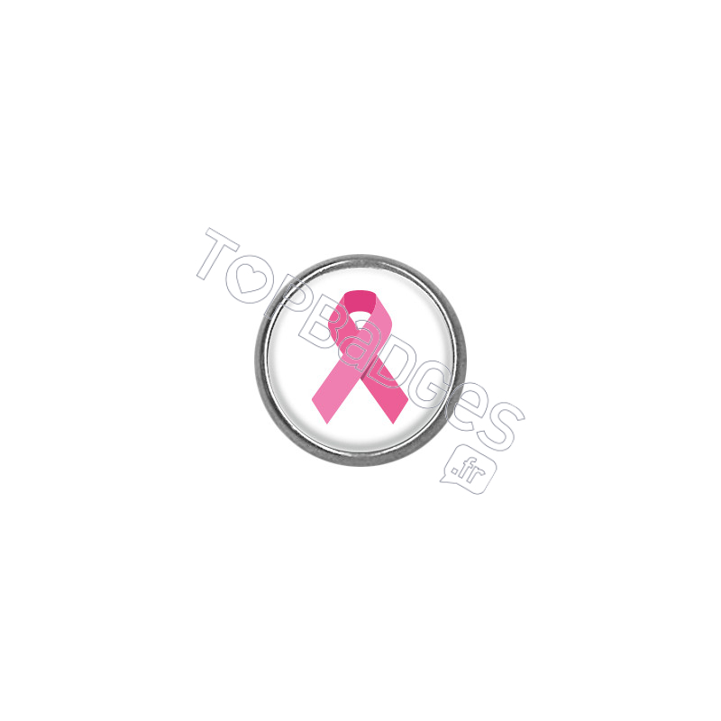 Pins rond : Octobre rose