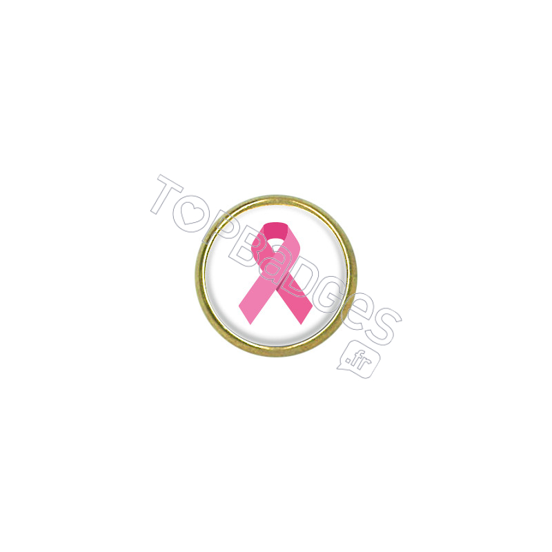 Pins rond : Octobre rose