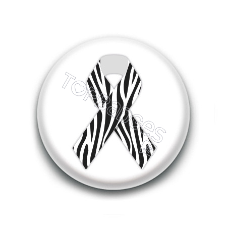 Badge : Ruban zèbre