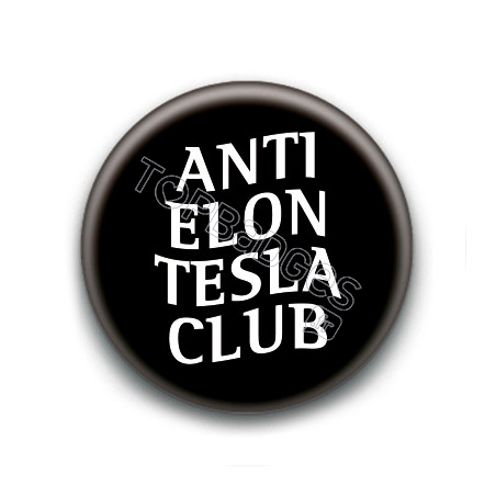 Badge : Anti Elon Tesla Club