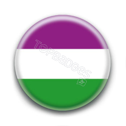 Badge : drapeau des sufragettes