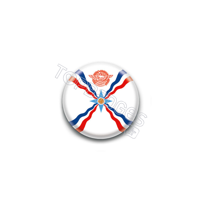 Badge : Drapeau des assyriens