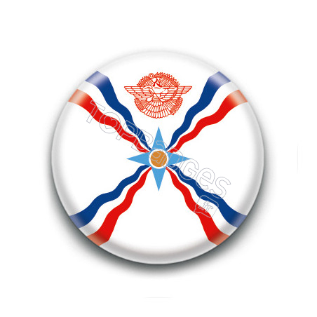 Badge : Drapeau des assyriens
