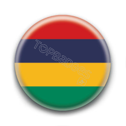 Badge : Drapeau de l'île Maurice