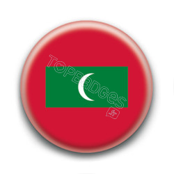 Badge : Drapeau des Maldives