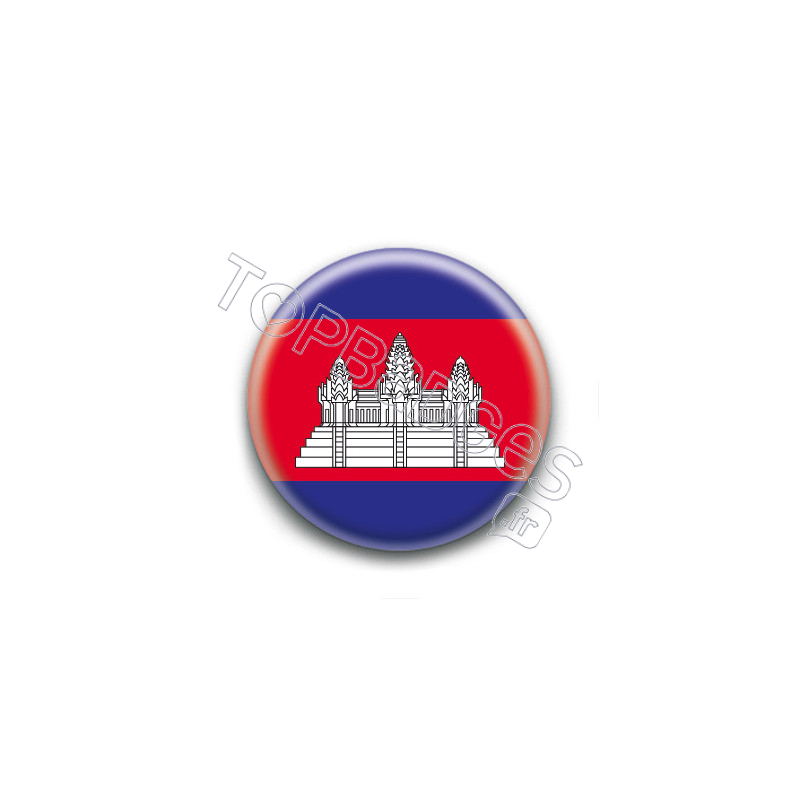 Badge : Drapeau Cambodge