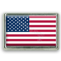 Pins rectangle : Drapeau USA