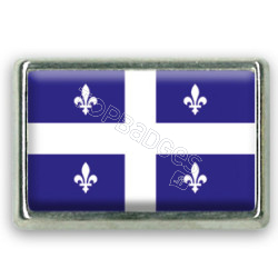 Pins rectangle : Drapeau Québec