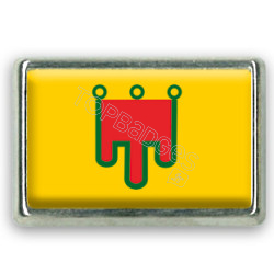 Pins rectangle : Drapeau Auvergne
